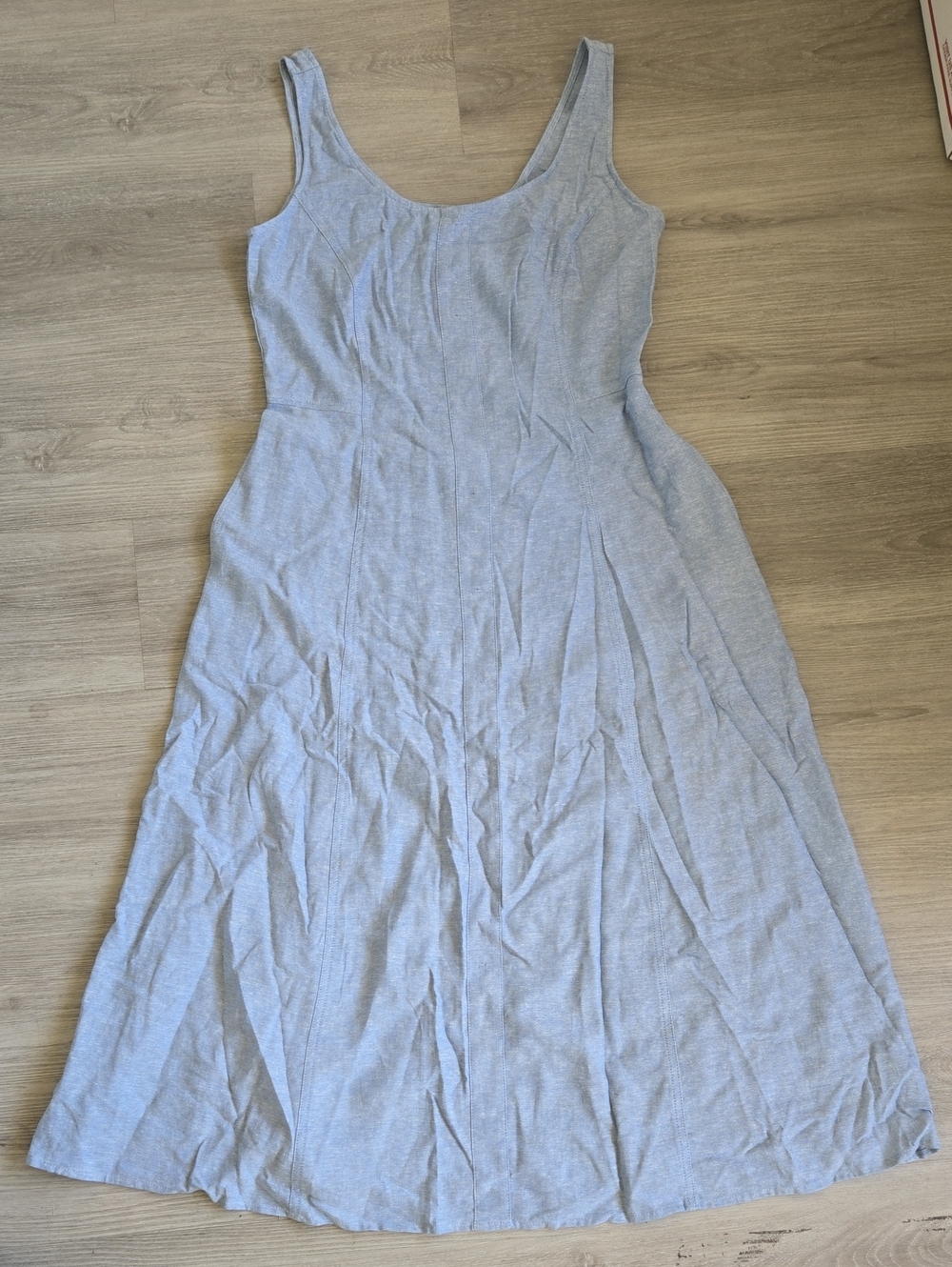 Anne Klein Light Gray Sleeveless Maxi Dress